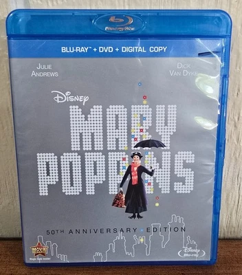 Mary Poppins: 50th Anniversary Edition (Blu-ray + DVD) Disney - Image 1 of 4