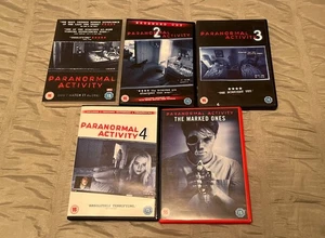 PARANORMAL ACTIVITY Series 1-5 Complete Collection 1 2 3 4 + marked ones UK DVD - Picture 1 of 2