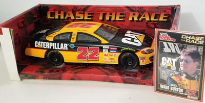 Racing Champions #22 Ward Burton 2002 Caterpillar 1:24 Autographed - Image 1 of 3