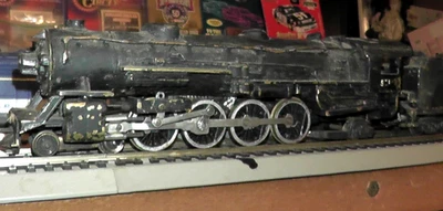 ho brass bowser ? 4-8-2 mountain old antique locomotive tender baltimore & ohio - Image 1 of 4