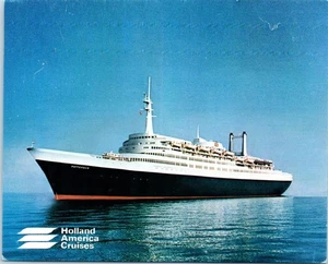 SS Rotterdam Cruise Ship, Holland American Cruises, Netherland Antilles Postcard - Picture 1 of 2