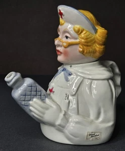 Vintage 1990 Abt. 56 "Florence Nightingale" Keramik handbemalt Teekanne Japan - Bild 1 von 24