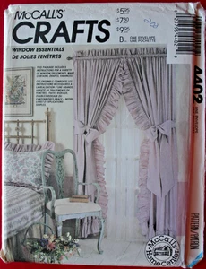 McCalls 4402 Schnittmuster: GARDINEN und VALANCE Schnittmuster, UNCUT FF - Bild 1 von 2