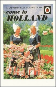 Postcard Come to Holland Ladybird Book Cover 1971 Visiting Countries John Berry - Picture 1 of 1