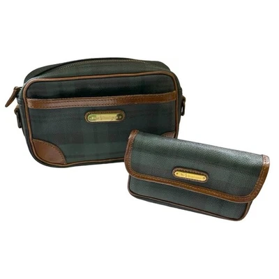 2 Clásicos RALPH LAUREN Reloj Negro Bolso sin asas Bandolera Cinturón Bolsos-ENVÍO GRATUITO - Imagen 1 de 4