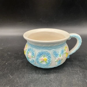 Vtg Napco #9100 Baby Boy Nursery Camber Pot Planter 3 1/2” T 5” W - Picture 1 of 10