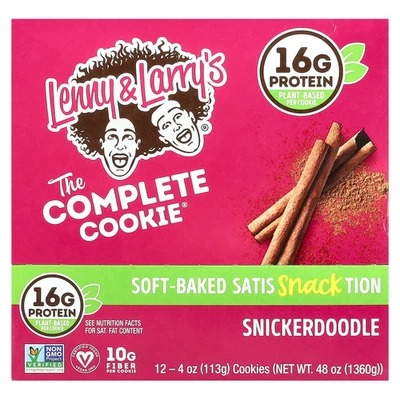 The Complete Cookie®, Snickerdoodle, 12 Cookies, 4 oz (113 g) Each - Imagem 1 de 4