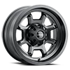 Vision ATV/Golf Bomb 415 UTV 12x8 4x110 -10.2mm Matte Black Wheel - Image 1 of 1