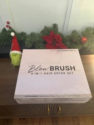 Beachwaver Blow Brush 4-in-1 Hair Dryer Set - Pink Rosegold 💕 New Unopened💎 - Image 1 of 2