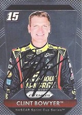 AUTOGRAPHED Clint Bowyer 2016 Panini Prizm Racing (#15 HScott Motorsports Driver