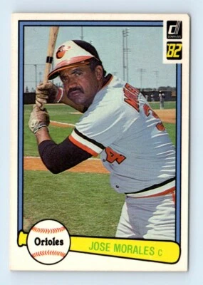 1982 Donruss Jose Morales Baltimore Orioles #203 - Image 1 of 2