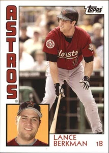 2008 Topps Trading Card History #TCH39 Lance Berkman - NM-MT - Picture 1 of 2