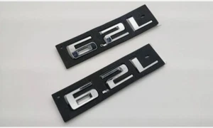 2 x 2019 - 2021 OEM Body Style Silverado GMC Sierra 6.2L Chrome Emblem 84192174 - Bild 1 von 7