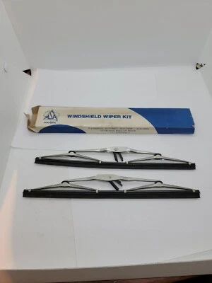 Limpiaparabrisas vintage de 11" plateados 2 para autos Audi Volkswagen antiguos Foto 1 de 4