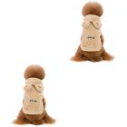  2 PCS Kapuzenpullover Für Hunde Hundebekleidung Jacken Hundekleidung