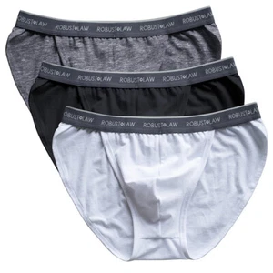 3er-Pack Herren weiche Baumwolle Tanga Bikini Slips Herren klassische Tasche Unterwäsche - Bild 1 von 10