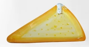 BASSANO Käse Ecke Platte mit Maus Ausgefallene italienische Keramik 26x21 - Picture 1 of 2