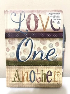 Prayer Journal with Daily Scriptures & Biblical Verses w/ Pen & Ribbon Bookmark - Picture 1 of 6