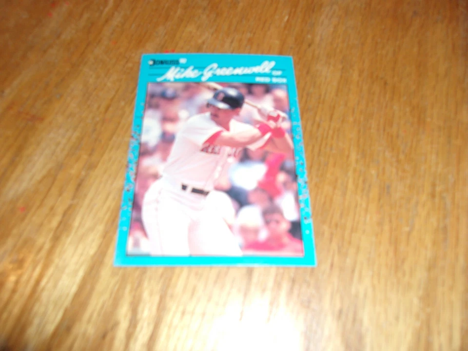 MIKE GREENWELL  1990 DONRUSS THE BEST OF THE AMERICAN LEAGUE BASEBALL CARD - Image 1 of 1