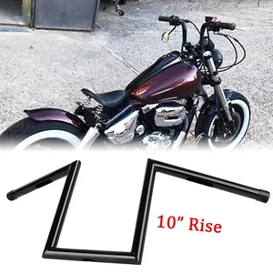 1" Motorcycle Handlebar Rise Z-Bar Hanger For Suzuki VZ800 VZ1600 Bobber Chopper - Picture 1 of 13