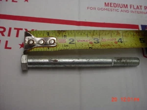 3/8 x 4-1/2" Sechskantschrauben Zylinderschrauben Edelstahl Teilgewinde Stck 24 - Bild 1 von 2