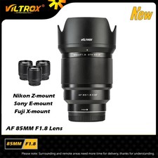 VILTROX 85mm II F1.8 Full Frame Portrait AutoFocus Lens for Nikon Z Fuji X Sony 