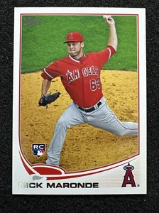 NICK MARONDE #187 2013 Topps Serie 1 Béisbol Novato RC CANTIDAD Los Angeles Angels - Imagen 1 de 2