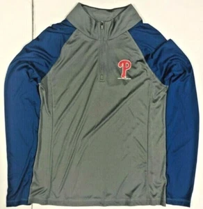 Philadelphia Phillies 1/4 Zip Mock Dri Fit Women's Pullover CHOOSE SIZE - Picture 1 of 1