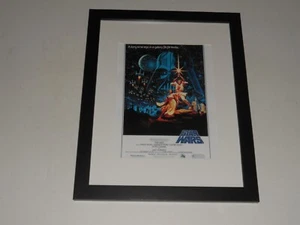Framed Star Wars IV A New Hope '77 Film Poster Framed Darth Vader, Luke 14"x17" - Picture 1 of 3