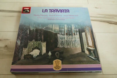 Verdi - La Traviata - Grosser Querschnitt - Klassik Oper- Album Vinyl LP - Bild 1 von 2