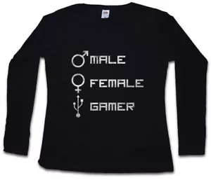 CAMISETA HOMBRE MUJER JUGADOR MANGA LARGA Divertido Símbolo de Administración Informática - Imagen 1 de 1