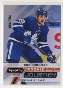 Synergy Rookie Journey Home 2020-21 #RJNR Nick Robertson Toronto Maple Leafs BX3 - Imagen 1 de 2