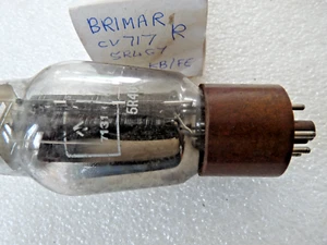 Brimar CV717 5R4GY Hanging Filament Balance Sections NOS Tube R  AMPLITREX Test - Picture 1 of 4