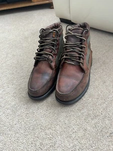 Hombres’s Vintage 90’s Marrón Timberland Goretex Chukka Botas Talla 8.5 UK - Imagen 1 de 9