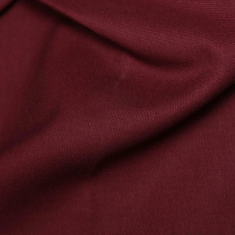 Cotton Dyed Drill Fabric Material - WINE - Image 1 of 1