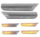 Dynamic LED Side Marker Repeaters lights Clear For Porsche 911 996 1997-2005