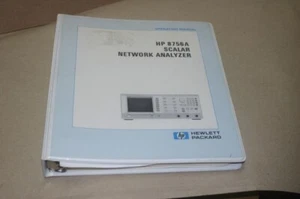 Hewlett Packard HP Agilent 8756A Scalar Network Analyzer Operating Guide Manual - Picture 1 of 4