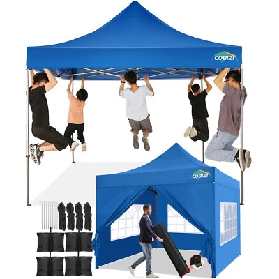 Cobizi Faltpavillon 3x3 Popup Pavillon Faltbar Gartenpavillon 3 Höhenverstellbar - Bild 1 von 4