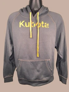 Sudadera con Capucha Kubota Gris Con Logo Naranja Bolsillos para Manos Cordón Talla Mediana - Imagen 1 de 7