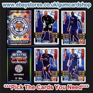 Match Attax 2015/2016 (Leicester City) *Please Choose Cards*