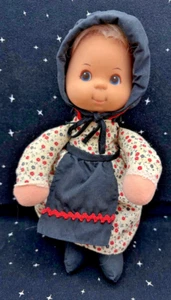 VTG 1974 Mattel Baby Beans Doll Vinyl Head W/Clothes 10" Korea - Picture 1 of 8