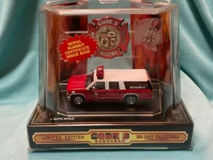 Code 3 Collectible City of Las Angeles Battalion 15 GMC Suburban - NIB - Picture 1 of 9