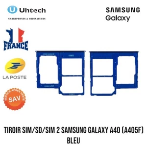 Für Galaxy A40 SM-A405F SIM-Kartenfach 1/2 Dual + SD Karte Farbe 🚨Blau🚨 - Bild 1 von 1