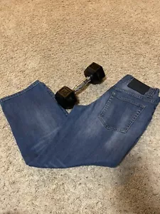 Joseph ABBOUD RELAXED Blue Denim Stretch Jeans Tag Size 30 X 30 - Picture 1 of 9