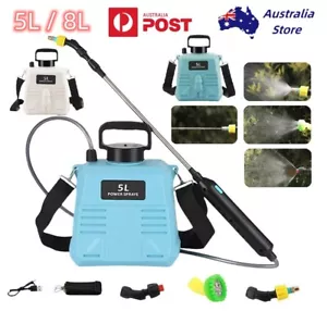 5L/8L Electric Sprayer Backpack Weed Garden Pesticide Rechargeable Battery Pump - Picture 1 of 21