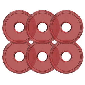 KC HiLiTES for Cyclone V2 LED - Replacement Lens - Red - 6-PK - Picture 1 of 5