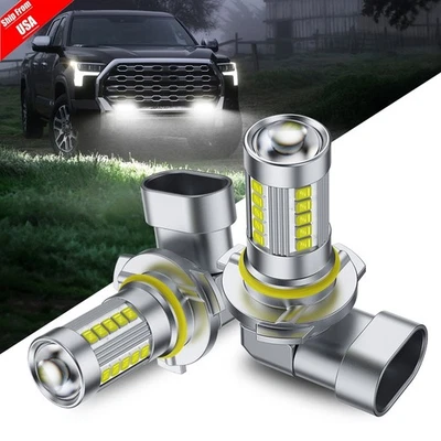 AUXITO 9145 9140 H10 LED Fog Driving Light Bulbs Super White 40000LM 6500K 100W Foto 1 de 4