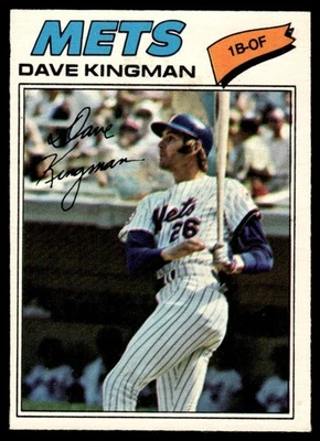 1977 O-Pee-Chee Dave Kingman New York Mets #98 - Image 1 of 2