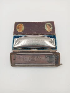 2 x Harmonicas Vintage Hohner Band and Koch Chromatic in Key of C - Picture 1 of 20