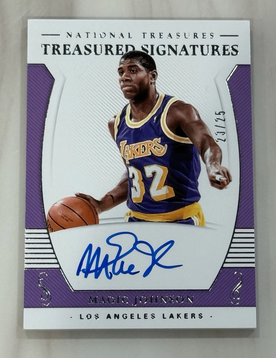 スポーツ選手 Panini Magic Johnson auto /35 スポーツ選手 Panini